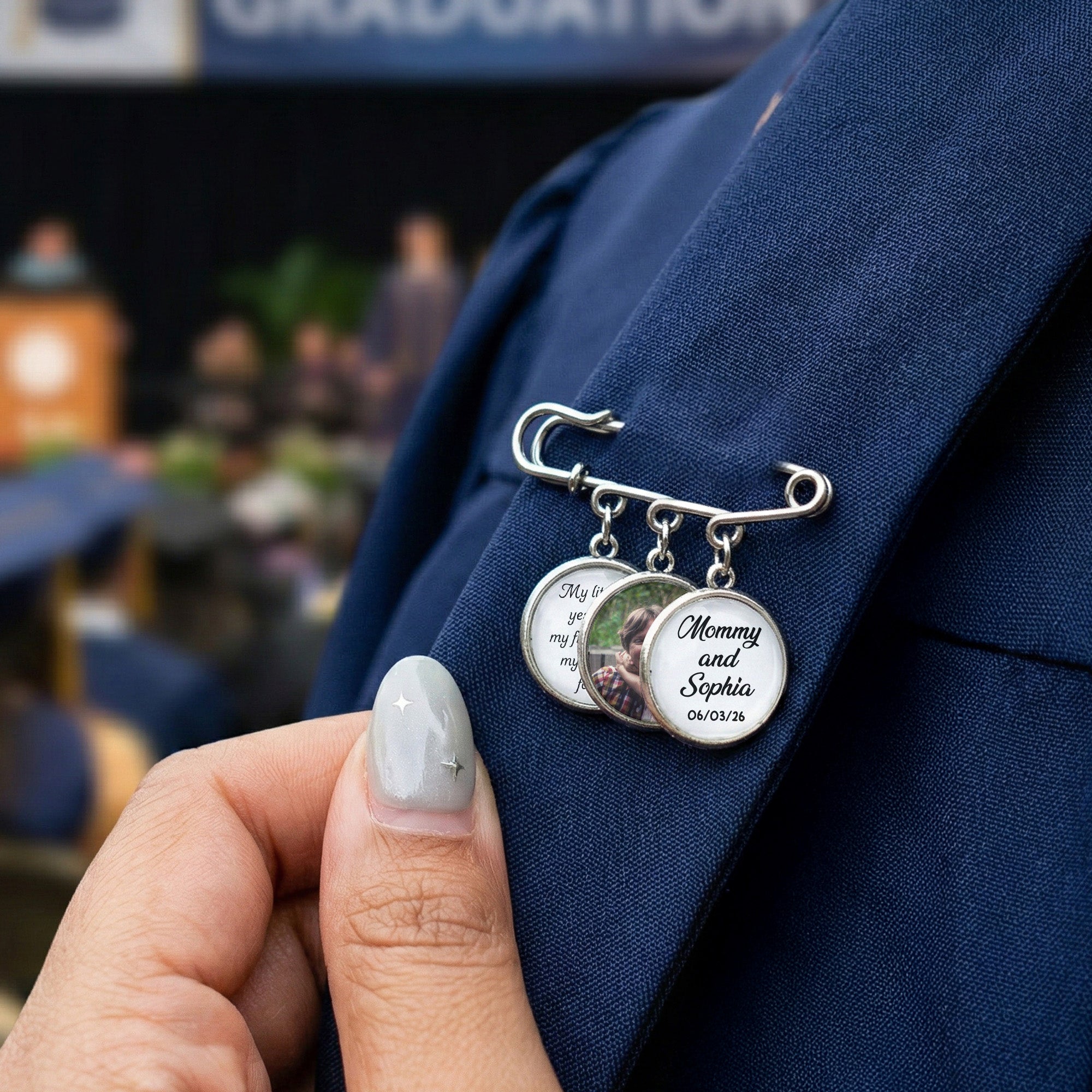 Custom-Photo-Gift-For-Bride-Groom-Wedding-Day-Personalized-Lapel-Pin-With-Charms-5