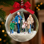 Custom-Photo-Gift-For-Family-Of-4,-Family-Of-7-Snow-Ball-Bauble-Personalized-Ornament-3