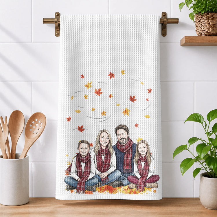 Custom-Photo-Gift-For-Friend-Bestie-Sister-Family,-Friendsgiving-Ideas,-Housewarming-Gift-Hostess-Gift,-Kitchen-Decor-Personalized-Kitchen-Towel-1