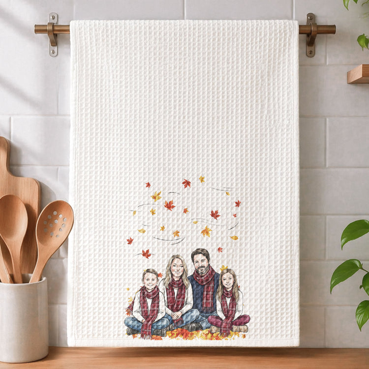 Custom-Photo-Gift-For-Friend-Bestie-Sister-Family,-Friendsgiving-Ideas,-Housewarming-Gift-Hostess-Gift,-Kitchen-Decor-Personalized-Kitchen-Towel-3