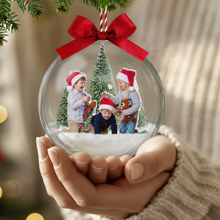 Custom-Photo-Grandkid-Ornament,-Kids-Christmas-Gift,-Family-Xmas-Decor,-Christmas-Decoration-Personalized-Ornament-2