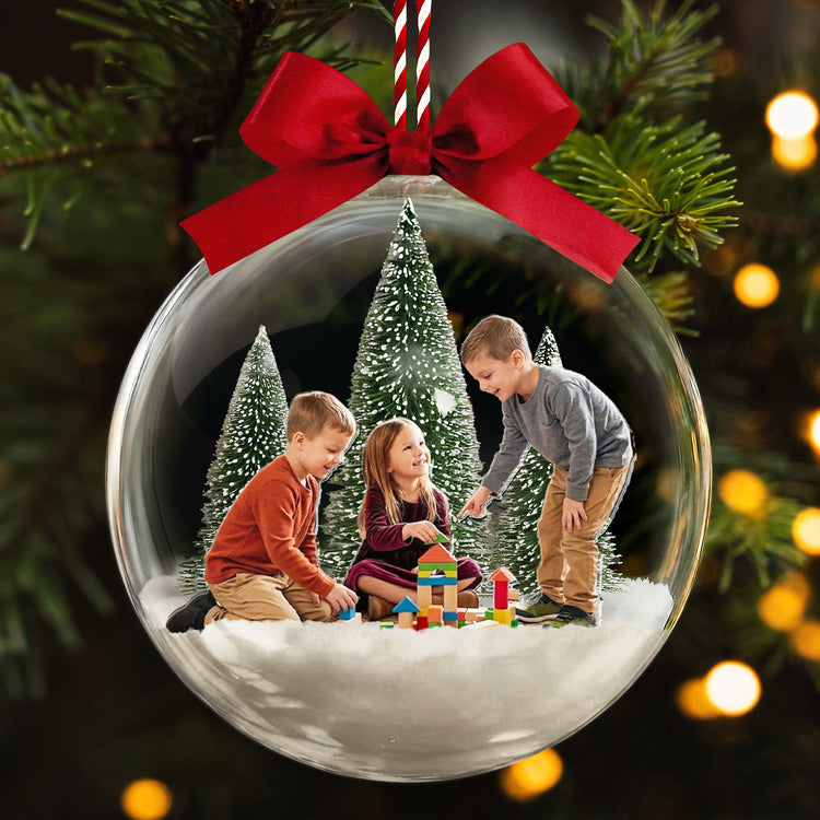 Custom-Photo-Grandkid-Ornament,-Kids-Christmas-Gift,-Family-Xmas-Decor,-Christmas-Decoration-Personalized-Ornament-4