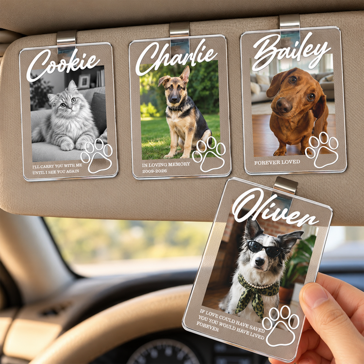 Custom-Photo-In-Loving-Memory-Pet-Memorial-Personalized-Car-Visor-Clip