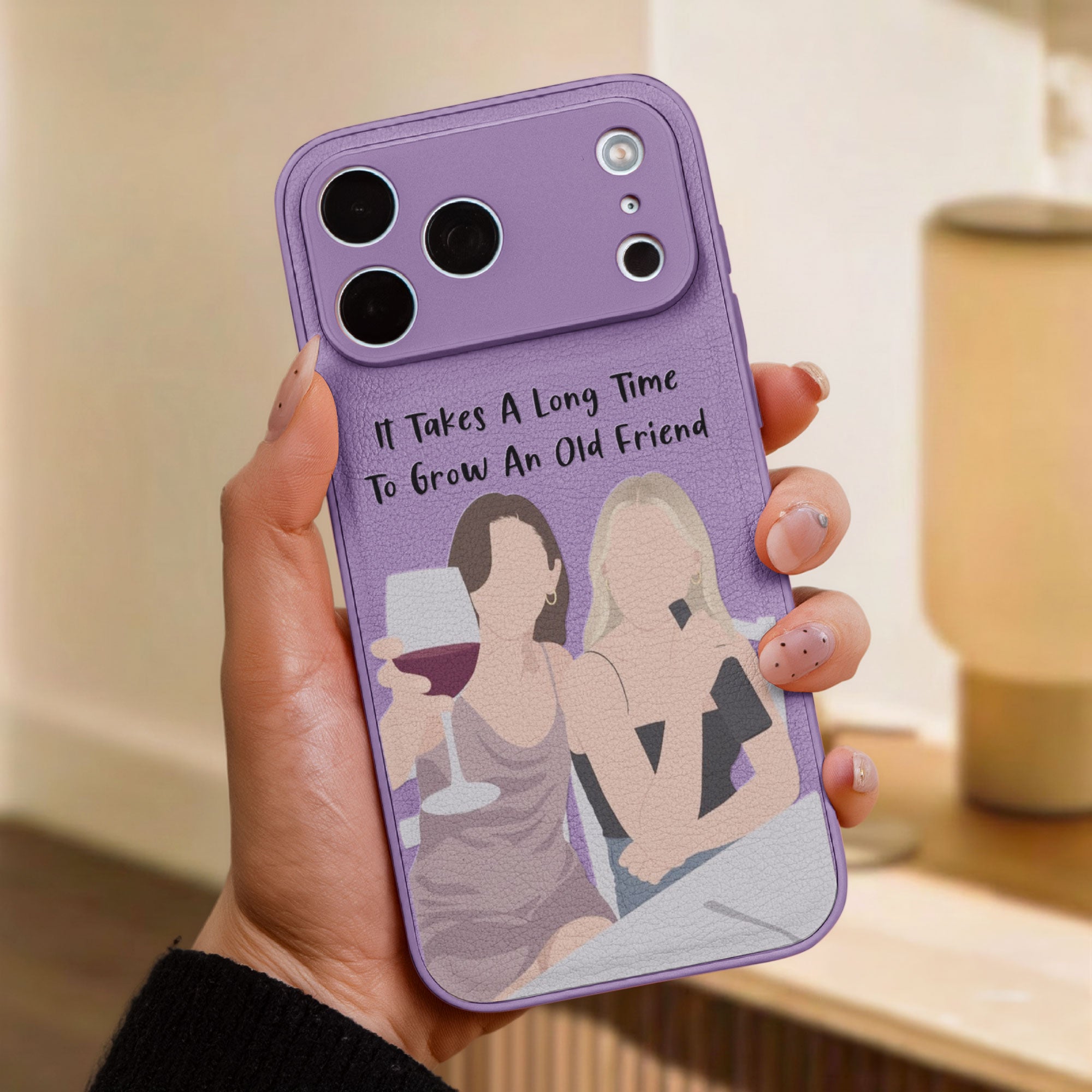 Custom-Photo-Into-Faceless-Art-For-Friends,-Besties,-Sisters-Personalized-Phone-Case-2