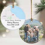 Custom-Photo-&-Location-Map-Traveling-Family-Travel,-Besties-Vacation-Personalized-Ornament2