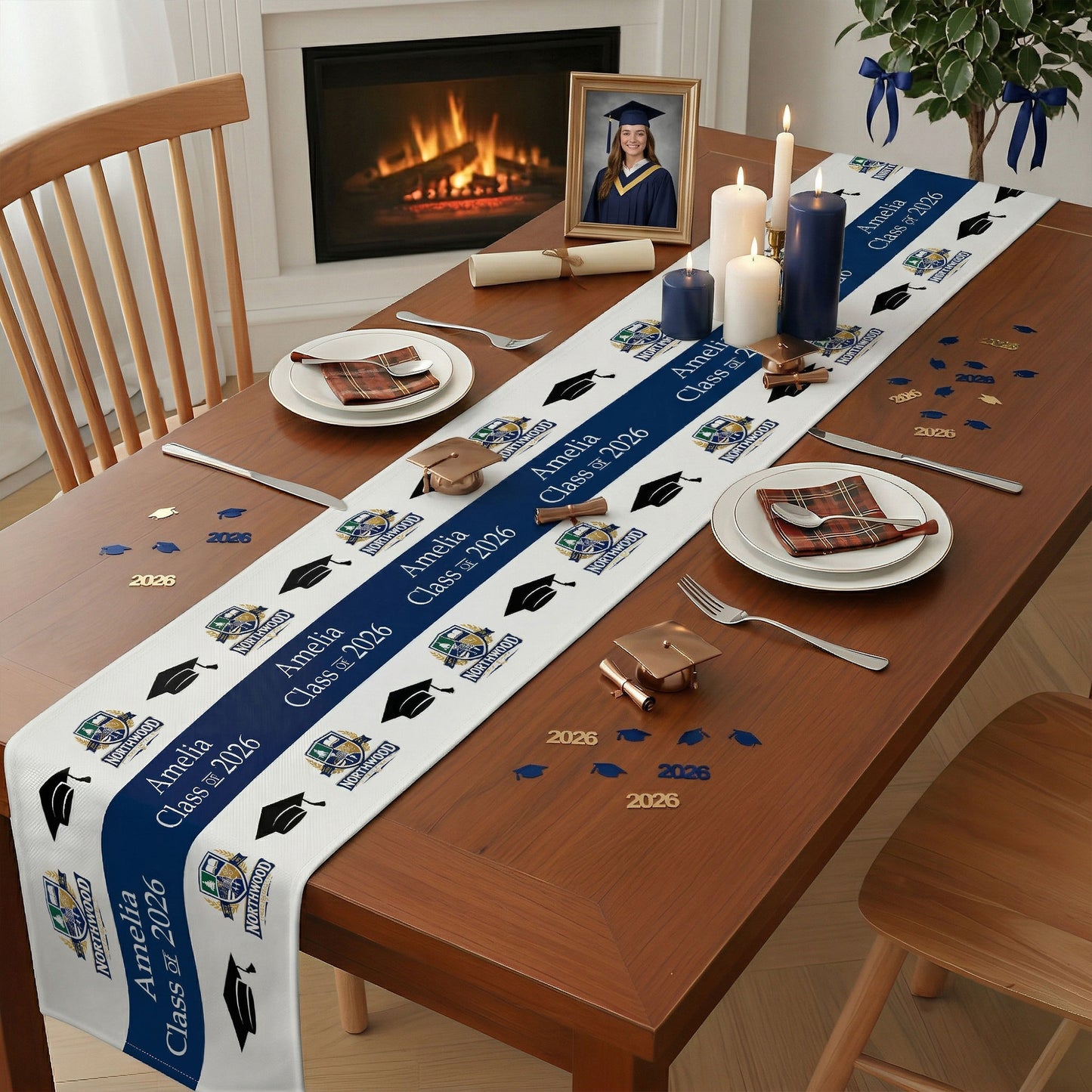 Custom-Photo-Logo-Graduation-Party--Personalized-Table-Runner-7