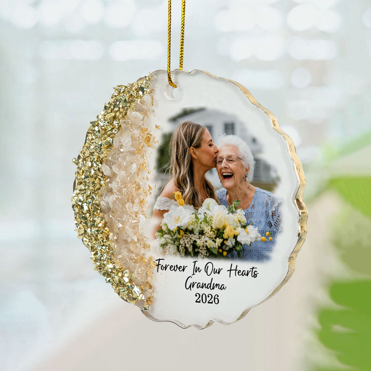 Custom-Photo-Memorial-Christmas-Memorial-Keepsake,-Loss-Of-Loved-One-Personalized-Resin-Ornament-3