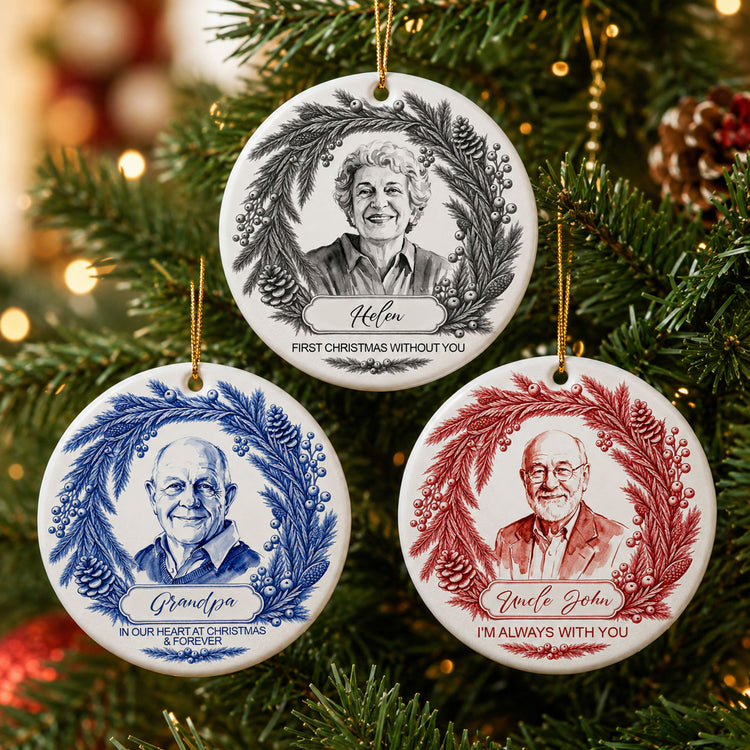 Custom-Photo-Memorial-Ornament,-Memory-Christmas,-Memorial-Gift,-Remembrance-Decoration-Personalized-Ornament-2