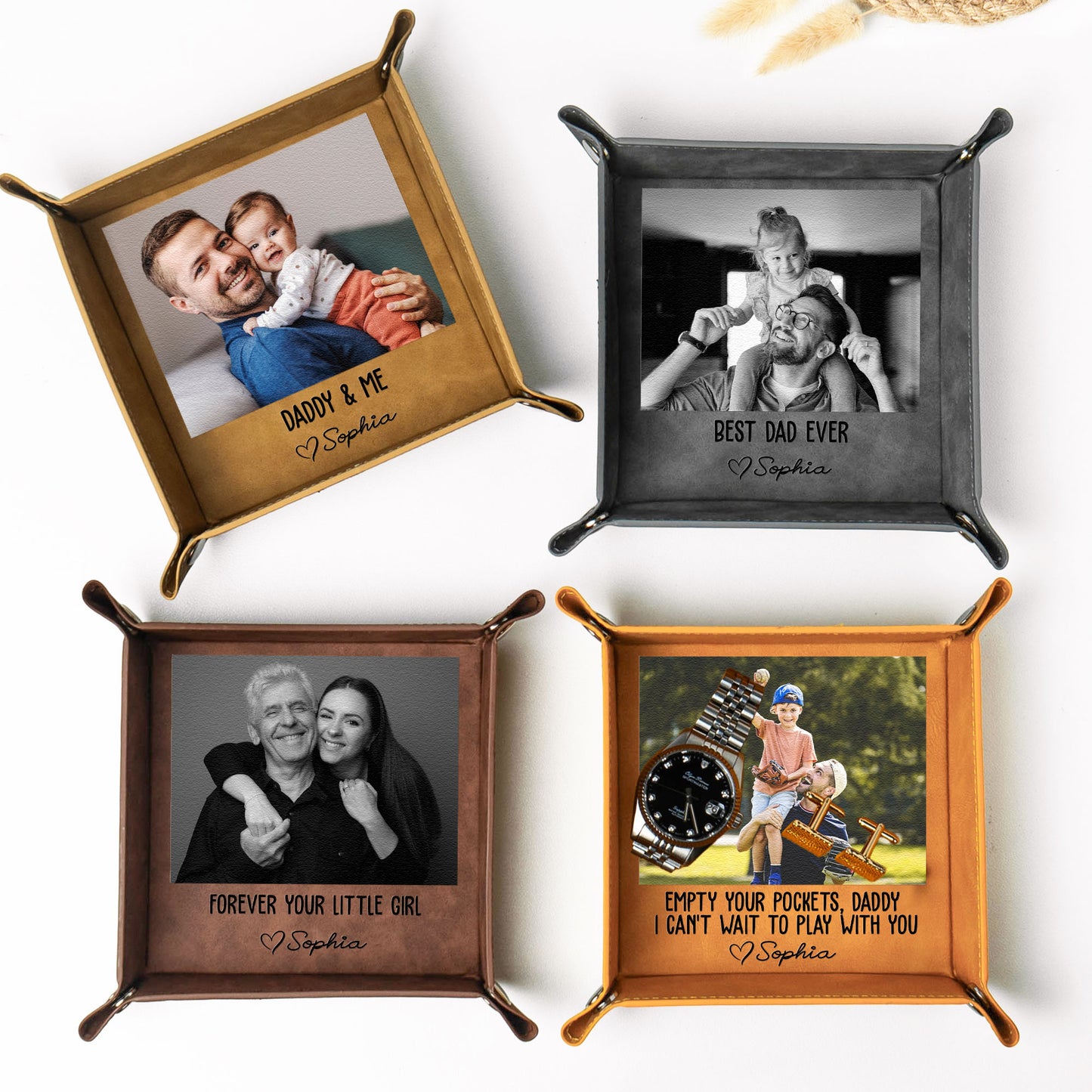 Custom-Photo-&-Message-Father's-Day-Gift-For-Dad-Personalized-Valet-Tray-1