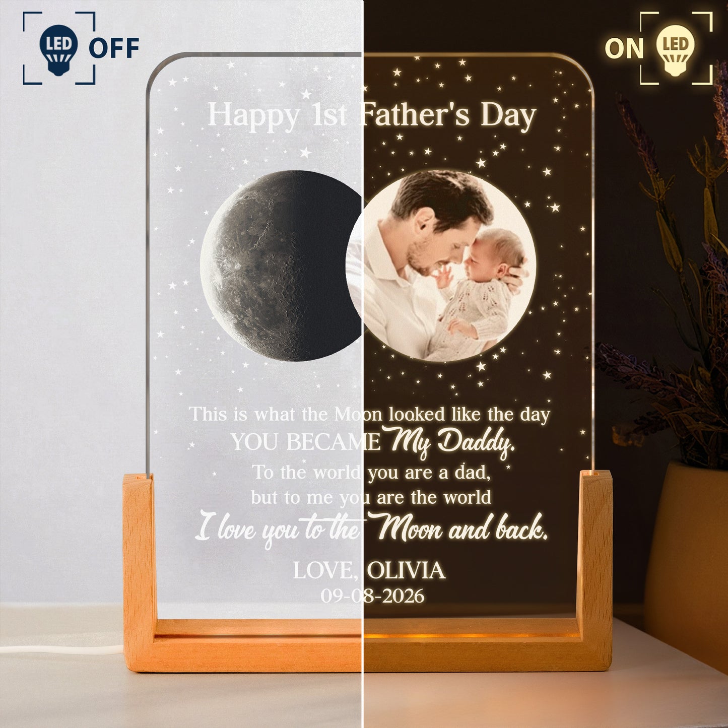 Custom-Photo-&-Moon-Phase-Our-1st-Father's-Day-Together-Personalized-Night-Light-3
