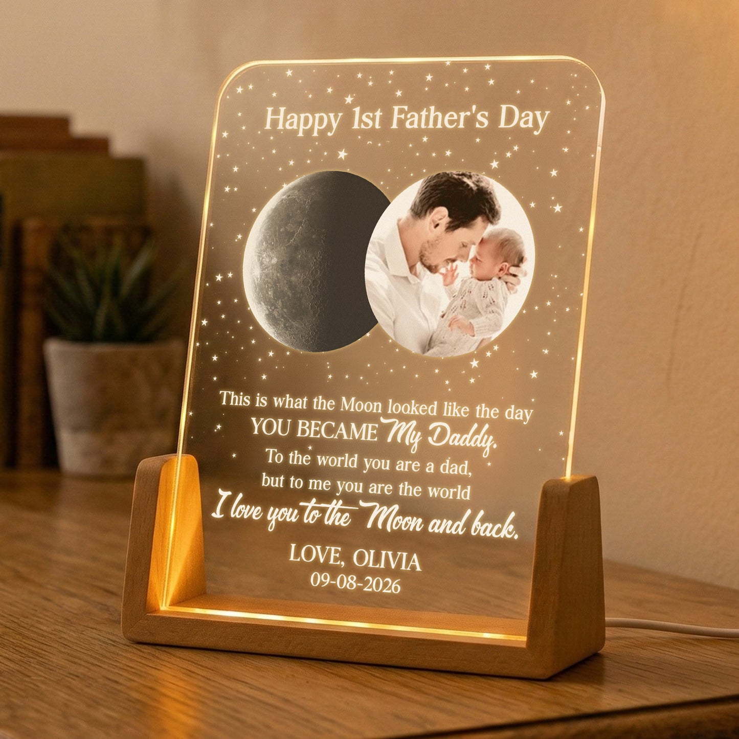 Custom-Photo-&-Moon-Phase-Our-1st-Father's-Day-Together-Personalized-Night-Light-4