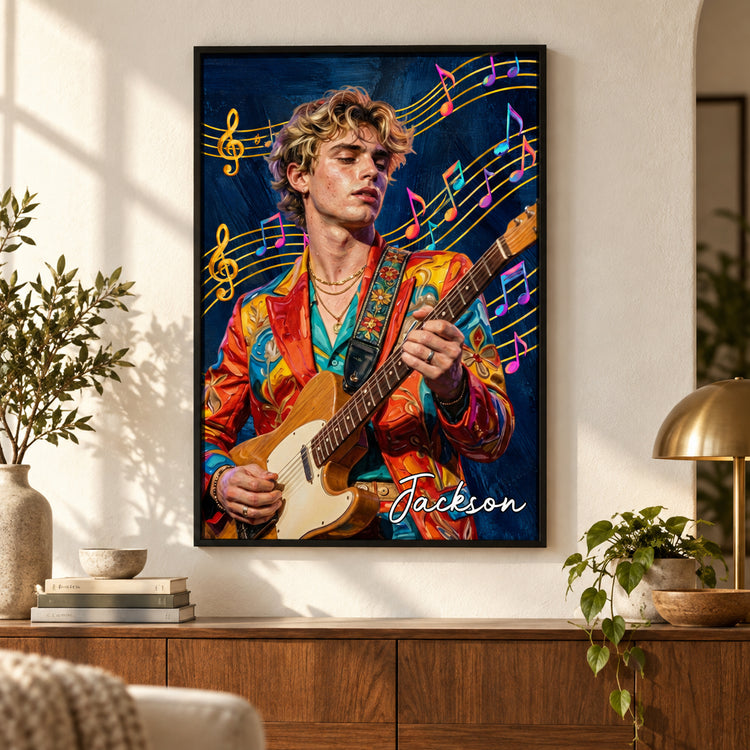 Custom-Photo-Oil-Painting-For-Guitar-Players-Music-Lovers-Personalized-Poster-1