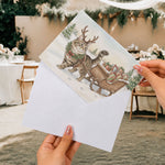 Custom-Photo-Pet-Christmas-Card-Watercolor-Flat-Card-Personalized-Card-2