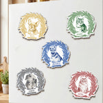 Custom-Photo-Pet-Christmas-Memorial,-Dog-Cat-Christmas-Photo,-Pet-Portrait-Custom-Name-Gift,-Christmas-Kitchen-Decor-Personalized-Magnet-2