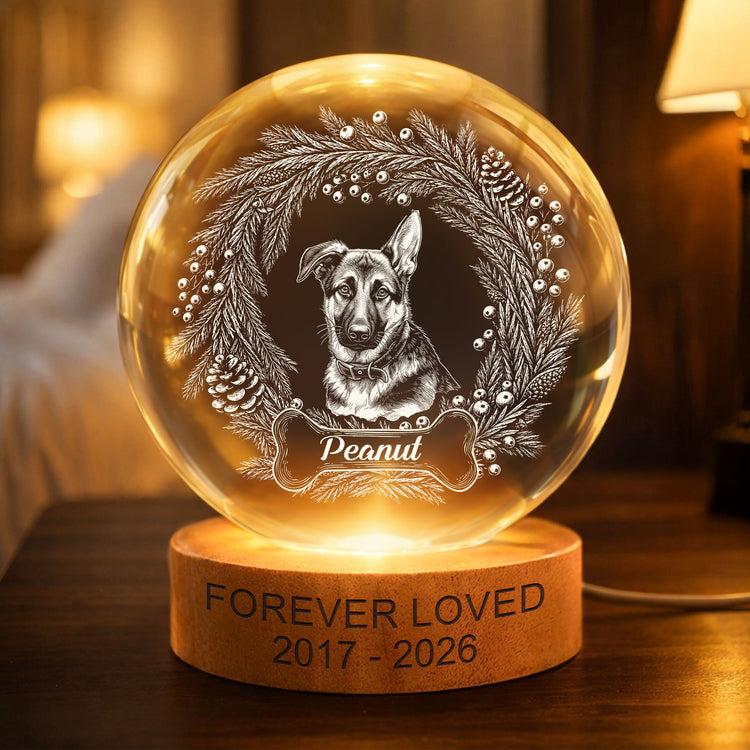 Custom-Photo-Pet-Christmas-Memorial,-Dog-Cat-Christmas-Photo,-Pet-Portrait-Custom-Name-Gift-Personalized-Night-Light-1