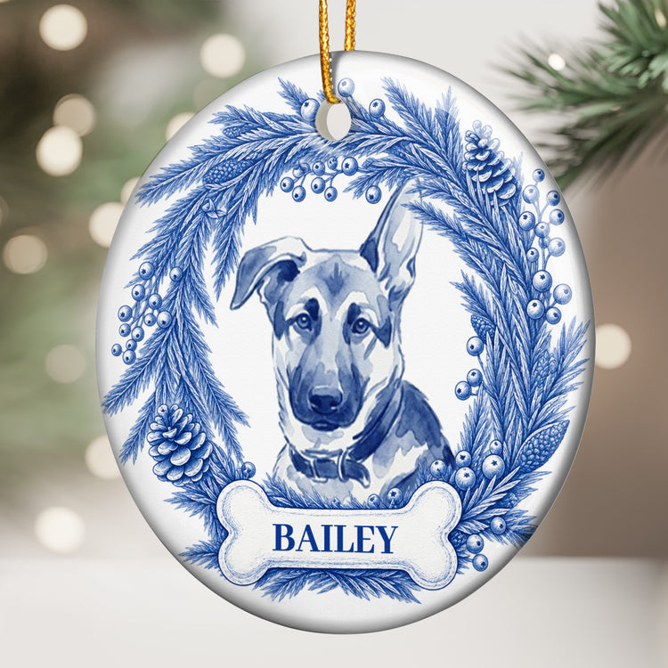 Custom-Photo-Pet-Christmas-Memorial,-Dog-Cat-Christmas-Photo,-Pet-Portrait-Custom-Name-Gift-Personalized-Ornament-2