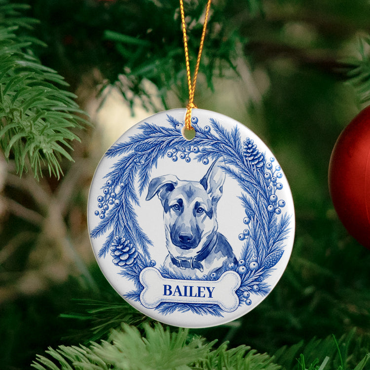 Custom-Photo-Pet-Christmas-Memorial,-Dog-Cat-Christmas-Photo,-Pet-Portrait-Custom-Name-Gift-Personalized-Ornament-4
