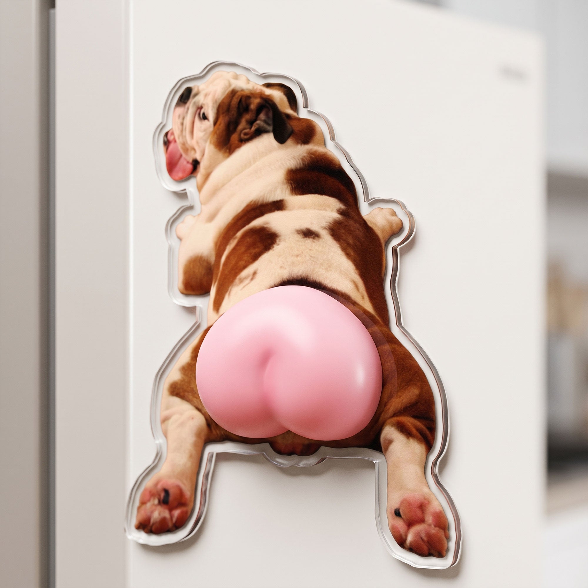 Custom-Photo-Pet,-Cute-Dog,-Cat-3D-Squishy-Pink-Butt-Personalized-Fridge-Magnet-2