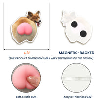 Custom-Photo-Pet,-Cute-Dog,-Cat-3D-Squishy-Pink-Butt-Personalized-Fridge-Magnet-5