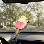 Custom-Photo-Pet,-Cute-Dog,-Cat-3D-Squishy-Pink-Butt-Personalized-Rear-View-Mirror-Accessory-3