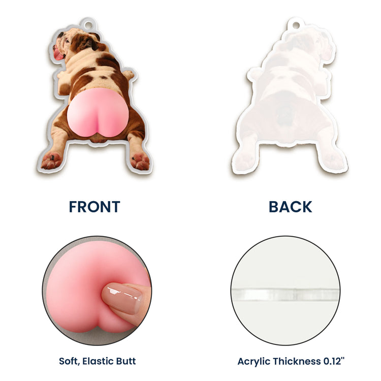 Custom-Photo-Pet,-Cute-Dog,-Cat-3D-Squishy-Pink-Butt-Personalized-Rear-View-Mirror-Accessory-5