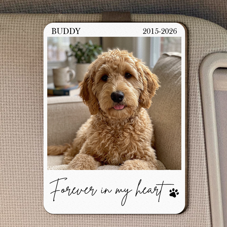Custom-Photo-Pet-Loss-Gifts-Forever-In-My-Heart-Memorial-Gifts-Personalized-Car-Visor-Clip1