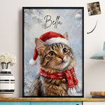 Custom-Photo-Pet-Lovers-Christmas-Gifts-Oil-Painting-Art-Personalized-Poster-1