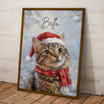 Custom-Photo-Pet-Lovers-Christmas-Gifts-Oil-Painting-Art-Personalized-Poster-3