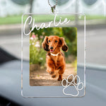 Custom-Photo-Pet-Memorial-Car-Hanger-Personalized-Rear-View-Mirror-Accessory