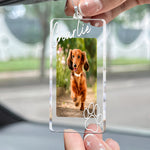 Custom-Photo-Pet-Memorial-Car-Hanger-Personalized-Rear-View-Mirror-Accessory
