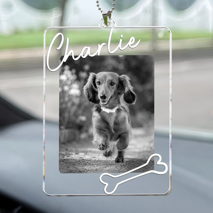 Custom-Photo-Pet-Memorial-Car-Hanger-Personalized-Rear-View-Mirror-Accessory