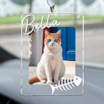 Custom-Photo-Pet-Memorial-Car-Hanger-Personalized-Rear-View-Mirror-Accessory