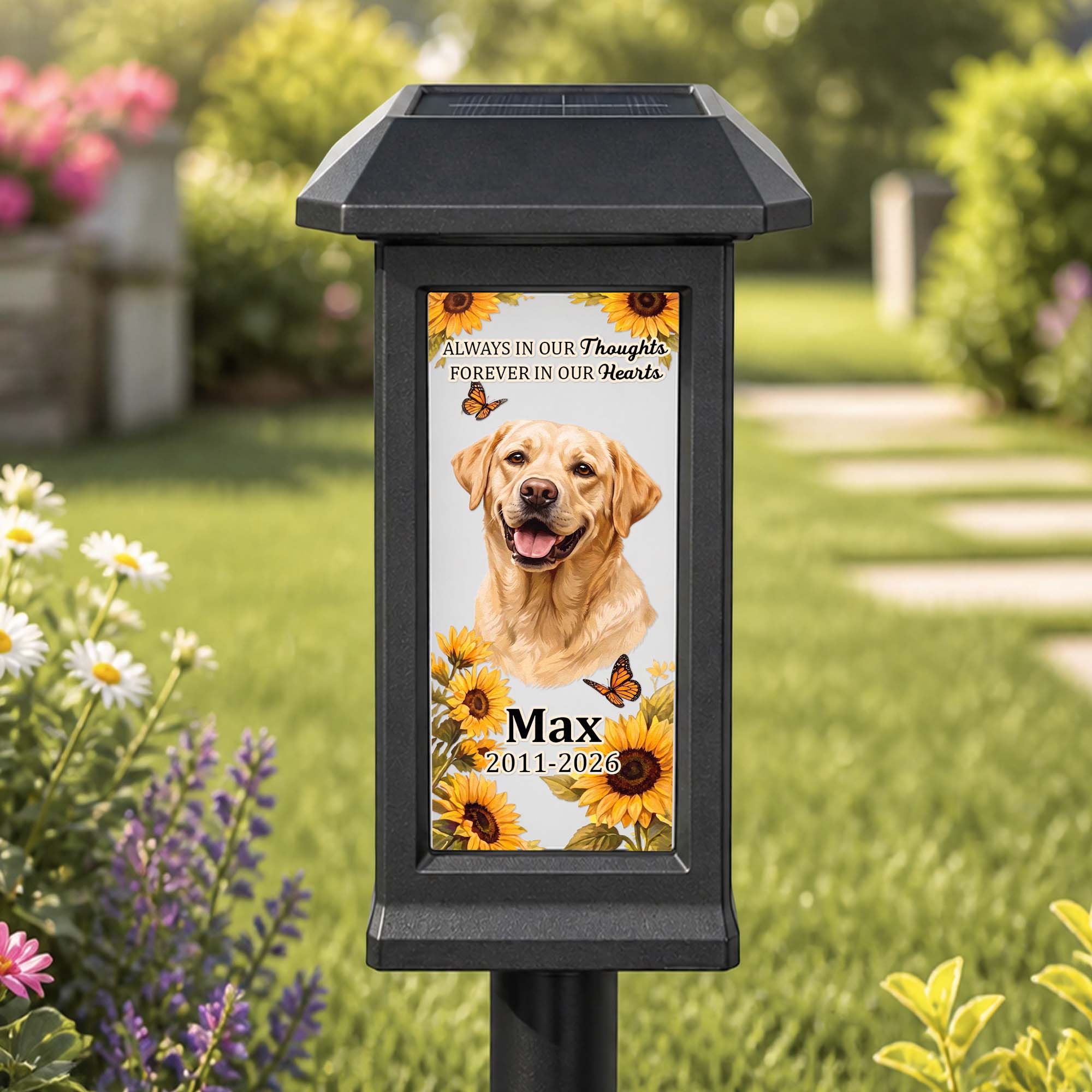 Custom-Photo-Pet-Memorial,-Garden-Sympathy-Gift-Personalized-Solar-Garden-Light-3
