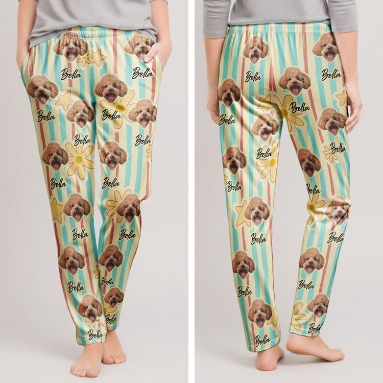 Custom-Photo-Pet-Pattern,-Gifts-For-Dog-Mom,-Cat-Mom-Personalized-Lounge-Pants-6