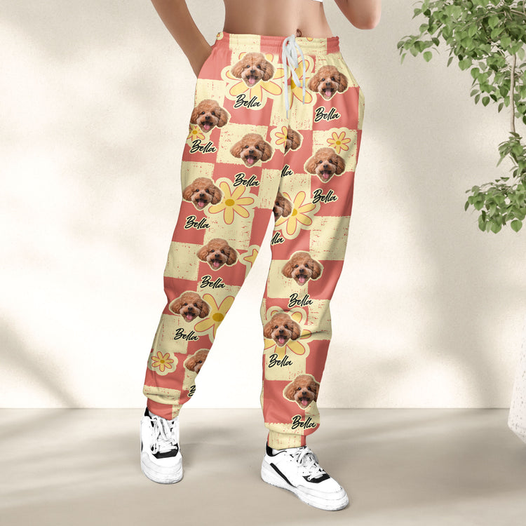 Custom-Photo-Pet-Pattern,-Gifts-For-Dog-Mom,-Cat-Mom-Personalized-Sweatpants-4