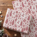 Custom-Photo-Pet-Portrait-Christmas-Postage-Stamp-Pattern-Personalized-Wrapping-Paper-3