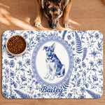 Custom-Photo-Pet-Portrait-Watercolor-Toile-De-Jouy-Personalized-Pet-Feeding-Mat-5
