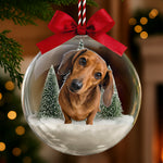 Custom-Photo-Pet-Snow-Ball-Ornament,-Christmas-Gift-For-Pet-Lover,-Pet-Portrait-Baulble-For-Xmas-Tree-Personalized-Ornament-1