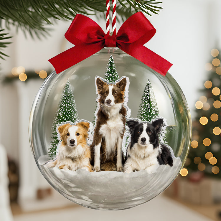 Custom-Photo-Pet-Snow-Ball-Ornament,-Christmas-Gift-For-Pet-Lover,-Pet-Portrait-Baulble-For-Xmas-Tree-Personalized-Ornament-3