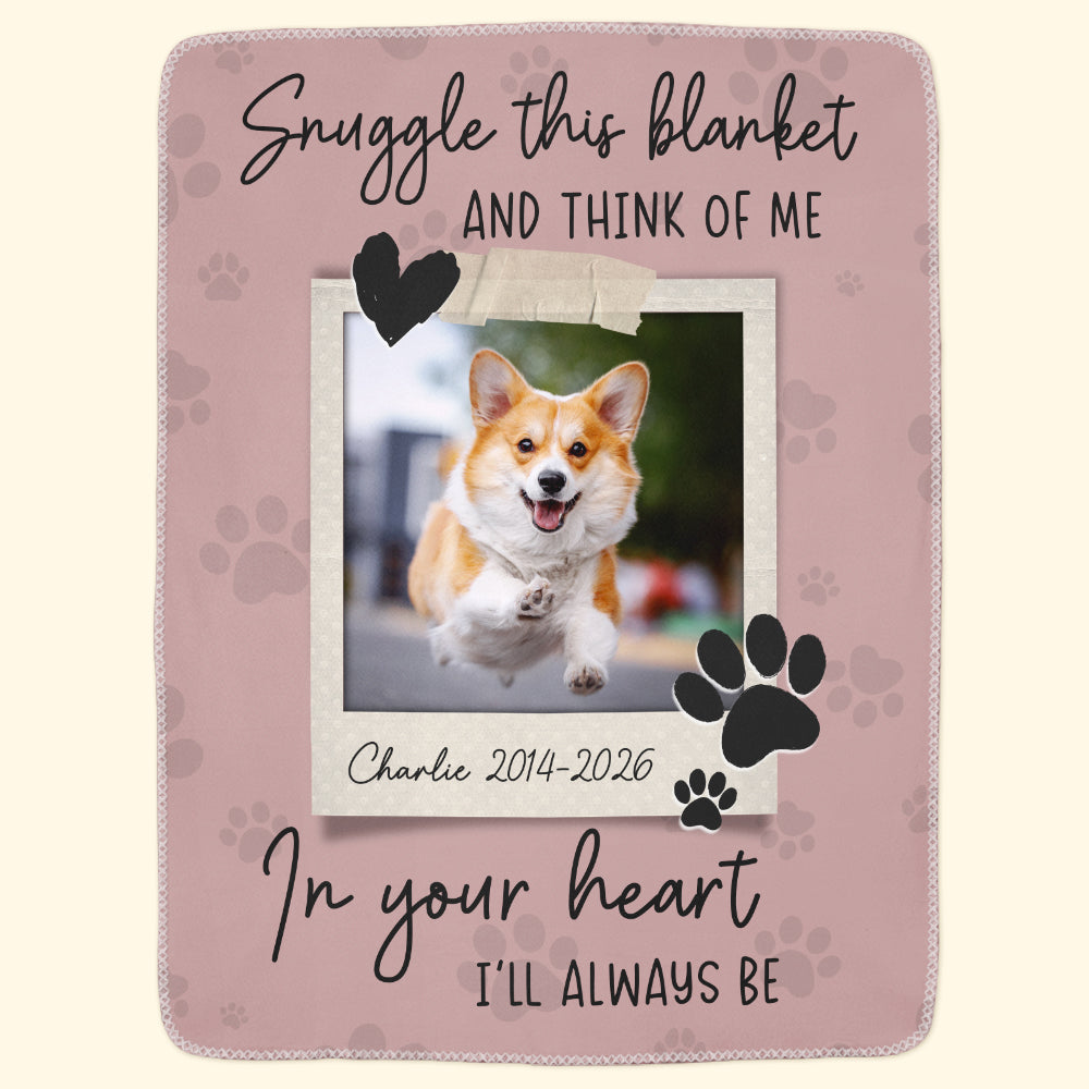 Custom-Photo-Polaroid-Frame-Pet-Loss-Gifts-For-Pet-Owners-Personalized-Blanket-2