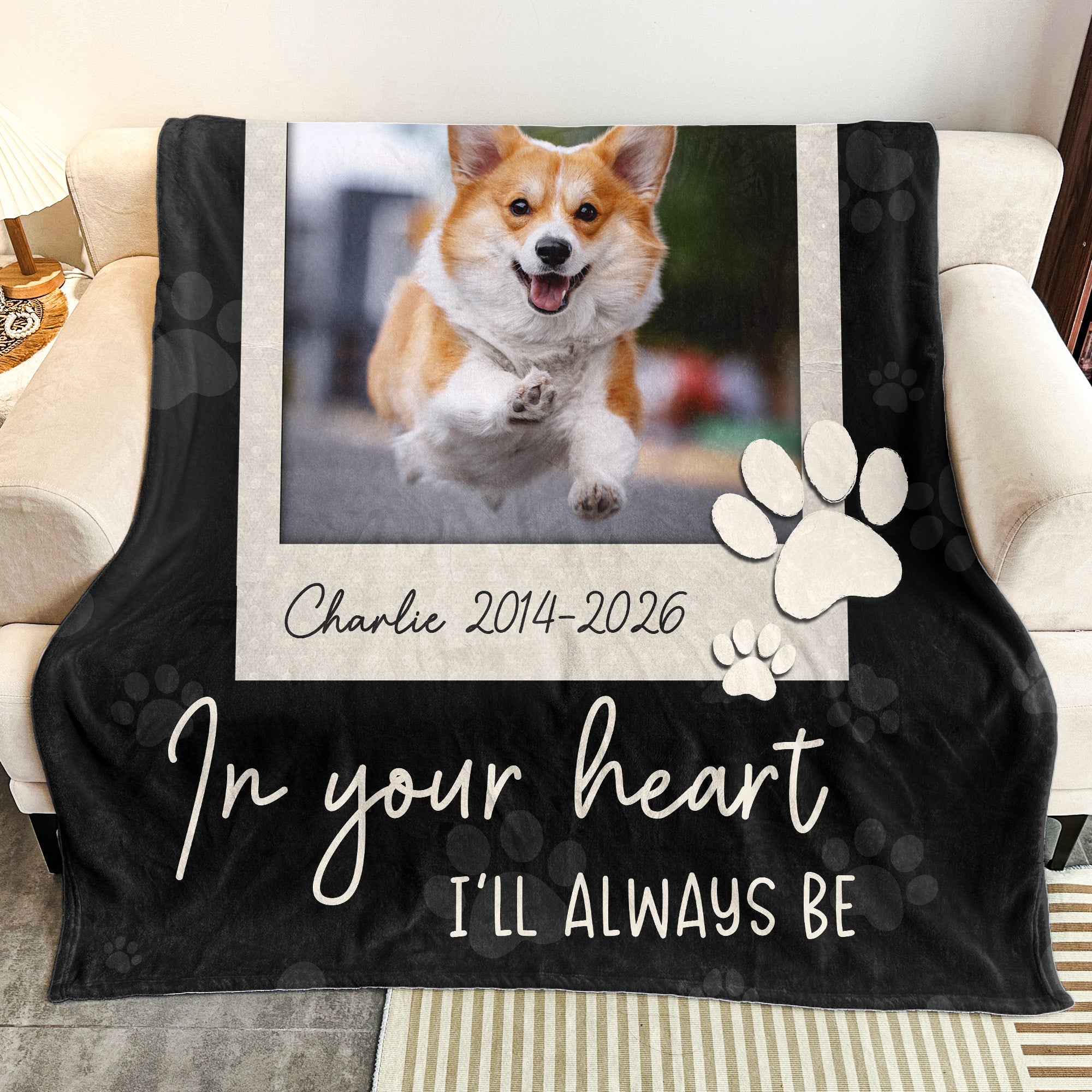 Custom-Photo-Polaroid-Frame-Pet-Loss-Gifts-For-Pet-Owners-Personalized-Blanket-3