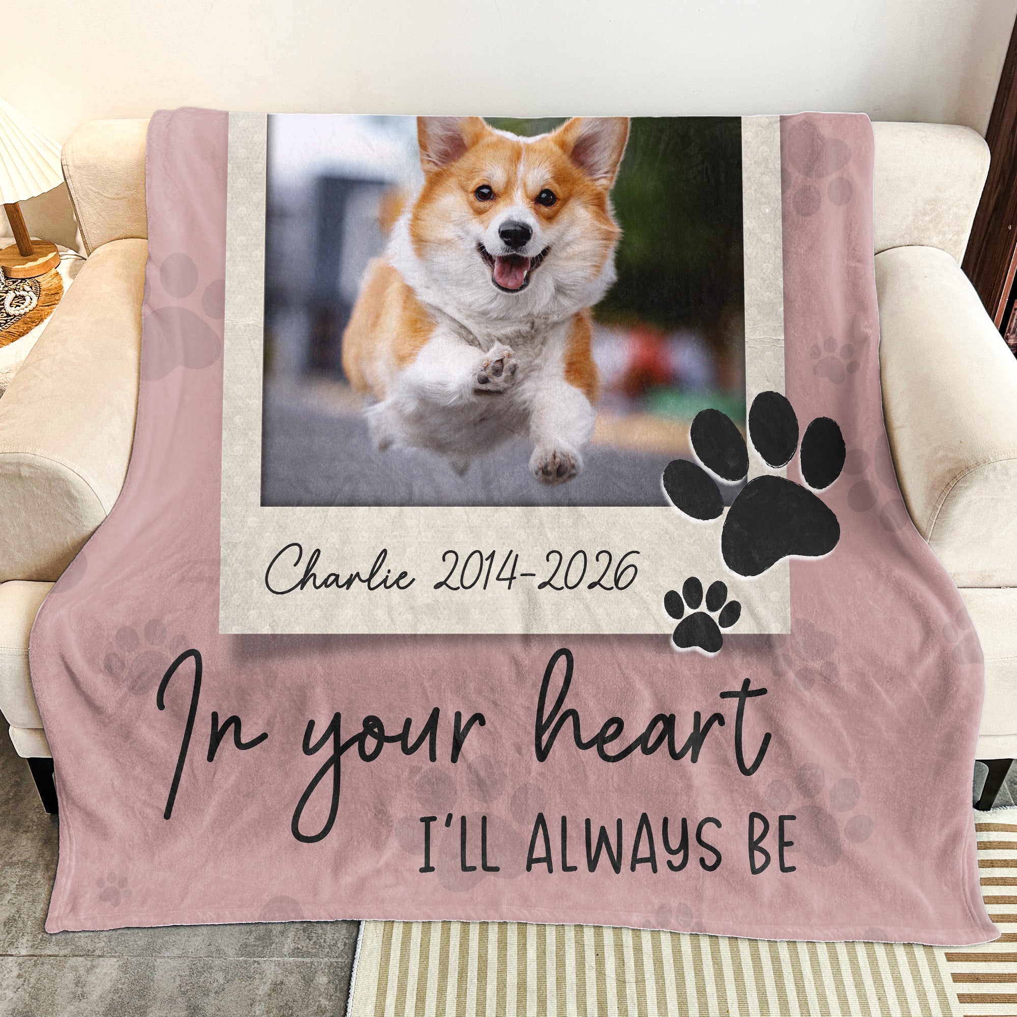 Custom-Photo-Polaroid-Frame-Pet-Loss-Gifts-For-Pet-Owners-Personalized-Blanket-4