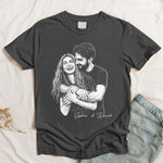 Custom-Photo-Portrait-Couple-Shirt-Gift-For-Girlfriend-Boyfriend-Personalized-Shirt-4