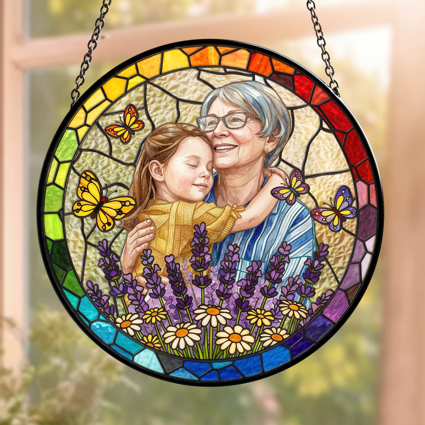 Custom-Photo-Portrait-Stained-Glass-Gift-For-Mom-Wife-Grandma-Personalized-Window-Hanging-Suncatcher-4