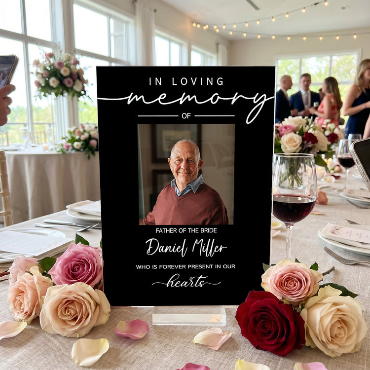 Custom-Photo-Reserved-Memorial-Wedding-Decor-Personalized-Acrylic-Plaque-4