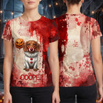 Custom-Photo-Scary-Halloween-Clown-Gift-For-Pet-Lover-Personalized-Shirt-1