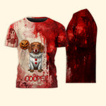 Custom-Photo-Scary-Halloween-Clown-Gift-For-Pet-Lover-Personalized-Shirt-4