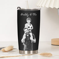 Custom-Photo-Sketch-Art-Fathers-Day-Gift-For-Dad-Husband-Grandpa-Personalized-Tumbler-Cup-4