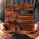 Custom-Photo-Sketch-Line-Art-Anniversary-Gift-For-Him-Husband-Boyfriend-Personalized-Desk-Organizer-2