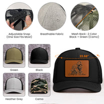 Custom-Photo-Sketch-Line-Art-Fathers-Day-Gift-For-Dad-Husband-Personalized-Cap-5